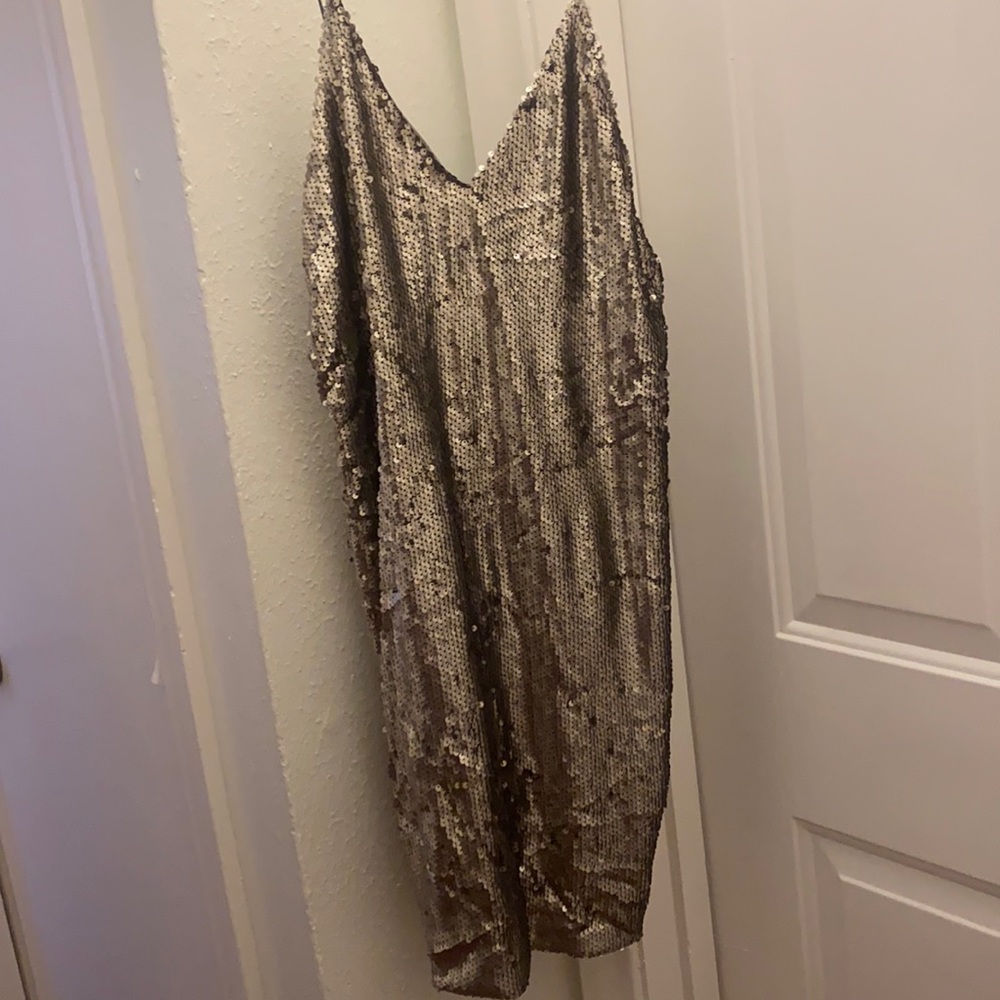 Sequin mini dress